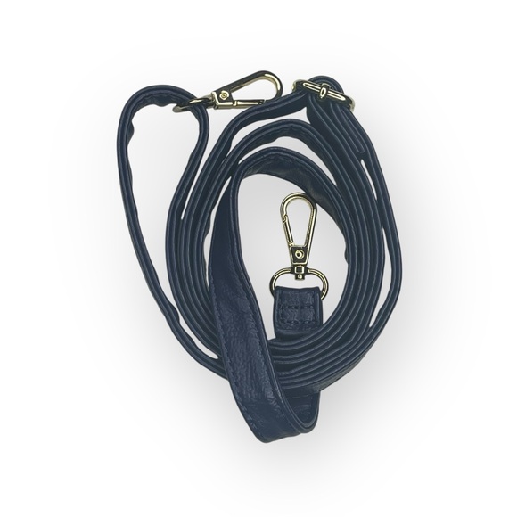 new Disney Cruise Line 𖠌 Sailor Minnie Mouse Crossbody Bag 𖠌 Navy Gold Hardware - Picture 6 of 16